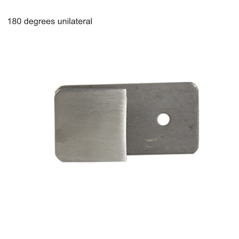 Shower Room Glass Clip Stainless Steel Glass Clamp Square L-Shape Clamp Glass to Glass Connector Shelf Bracket Brushed