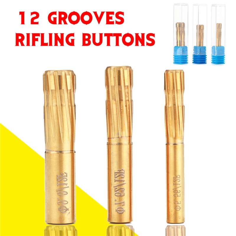 12 spår flöjter brännare 5.56-9cm tryck rifling knapp kammar fräs fräser precision dubbla lager blad verktygsmaskin