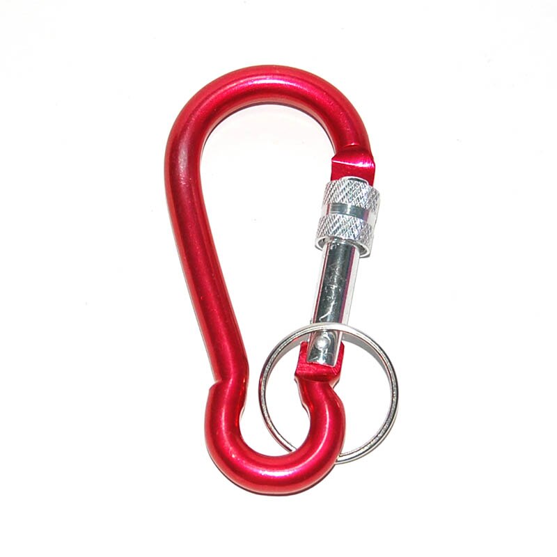 Double-sided Portable Compass Hanging Keychain Outdoor Camping Hiking Travel Backpack Emergency Survival Navigation Tool Clearan: Red