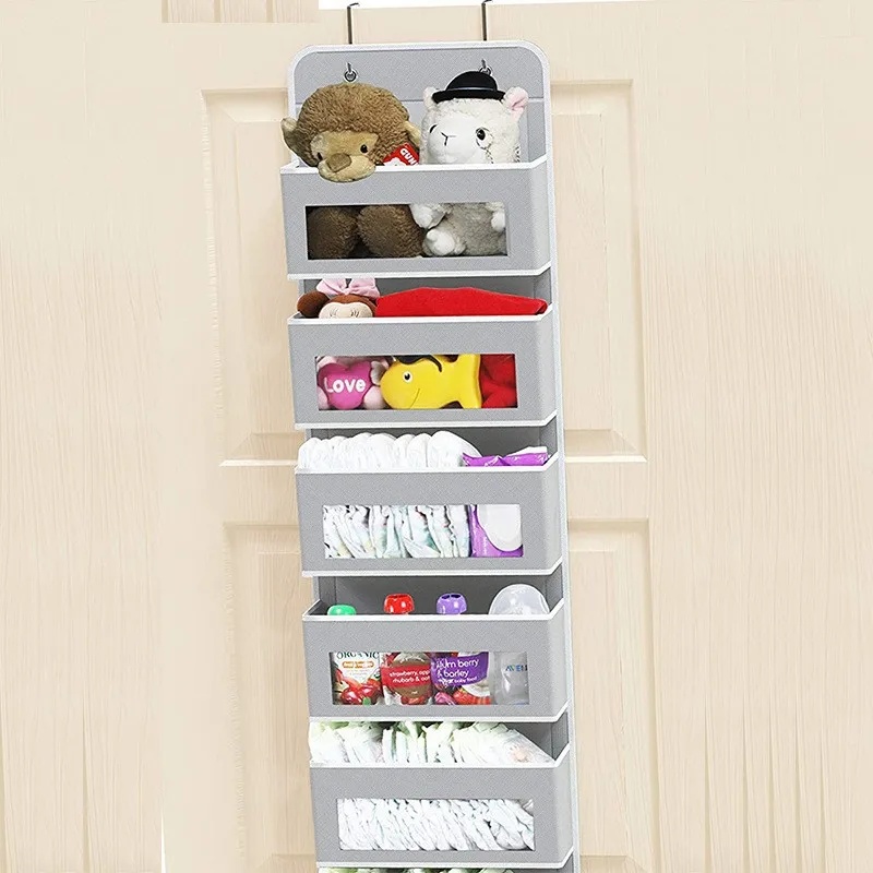 Hängende Aufbewahrungstasche für die Türrückseite, Wandmontage, Handy-Organizer, Baby-Bett-BHs, hängende Aufbewahrungstasche, gebündelte Tasche/Seil-Tasche: green