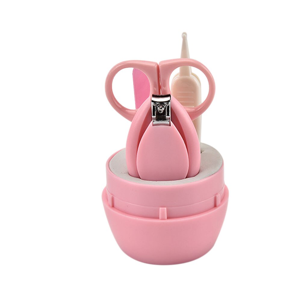 4 pçs da criança do bebê cortadores de unhas clippers tesoura segurança dedo manicure trimmer conjunto cuidados com as unhas do bebê bebês: NO.1