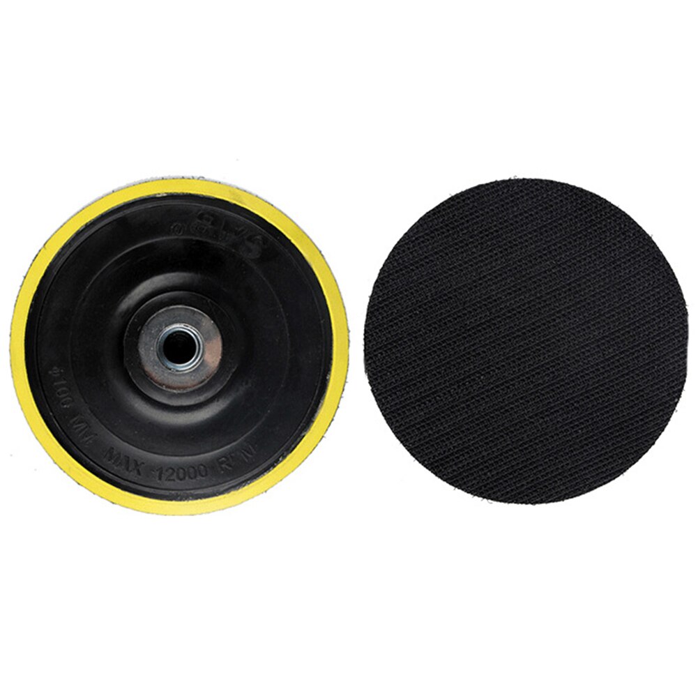 M14 Lustrando Lixa Rebarbadora Polidor de Carro Auto Universal Gancho Loop Backing Pad Conector Acessórios Broca Polidor de Carro