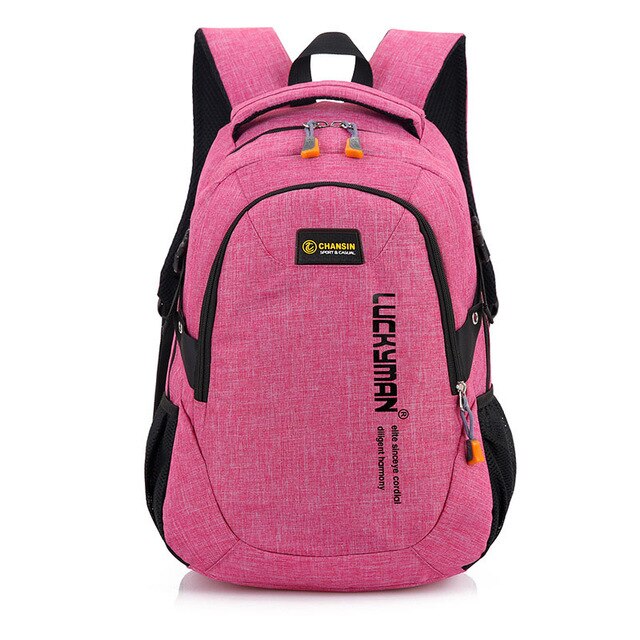 Canvas School Bags Backpack Kids Orthopedic Men Backpacks Children Schoolbags For Boys Girls School Backpack Male Bag J952: Rose