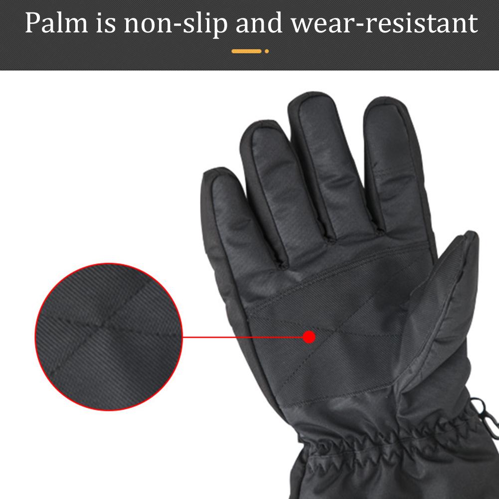 Motorcycle Heater Gloves Battery Powered Electric Heated Hand Warmer Thermal Heated Gloves For Riding Cycling