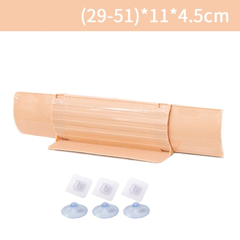 Intrekbare Aanrecht Splash Water Baffle Zwembad Water Baffle Zuignap voor Sink Blokkeren Splash Water Keuken Accessoires: A