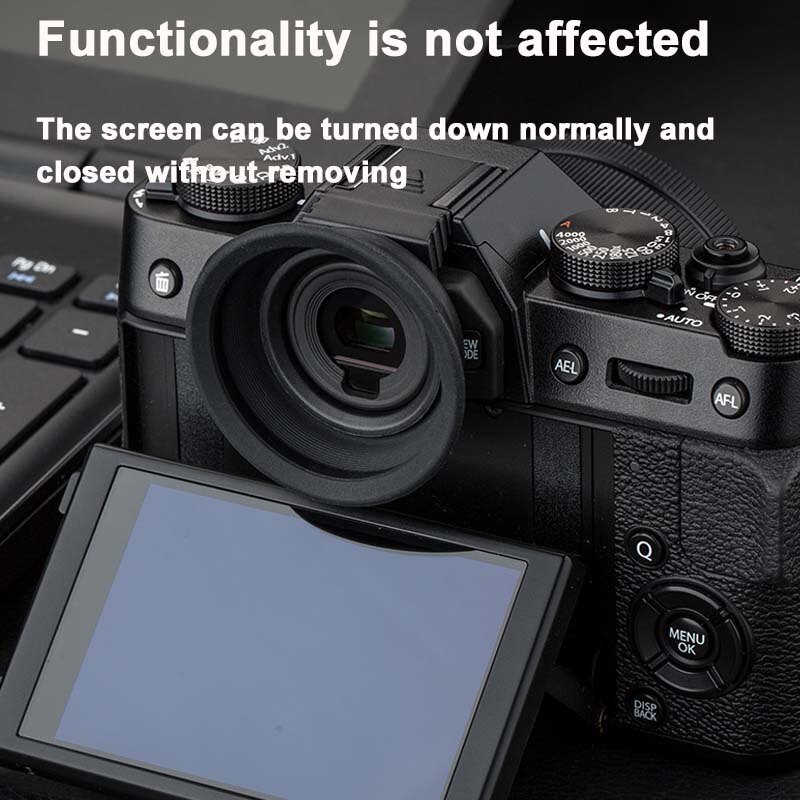 Œilleton pour oculaire de caméra se monte facilement et en toute sécurité Via un œilleton pour X-T20 Fujifilm X-T10 X-T30 pour Fuji XT20 XT10 XT30