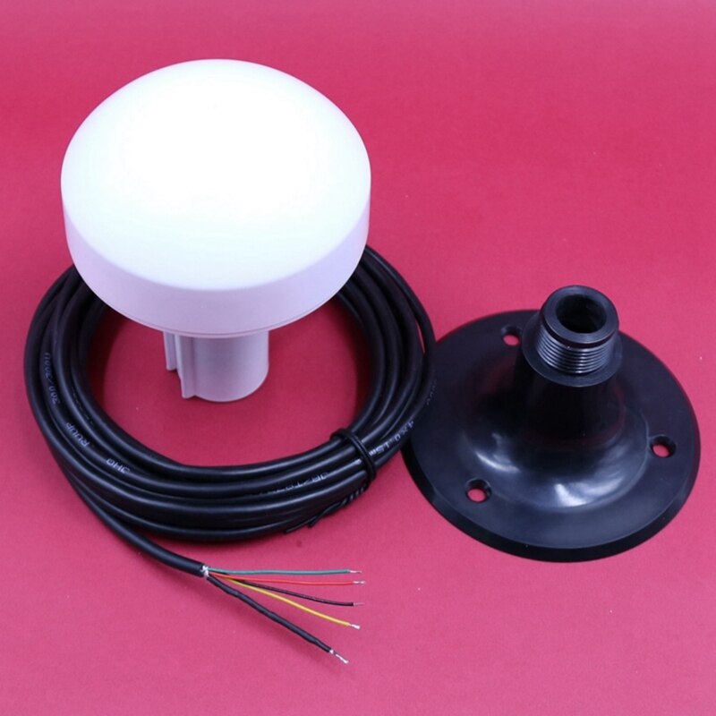 12v nautische empfänger rs -232 protokoll marine boot schiff gps-empfänger antennenmodul nmea 0183 4800 bps diy-anschluss kunststoffbasis