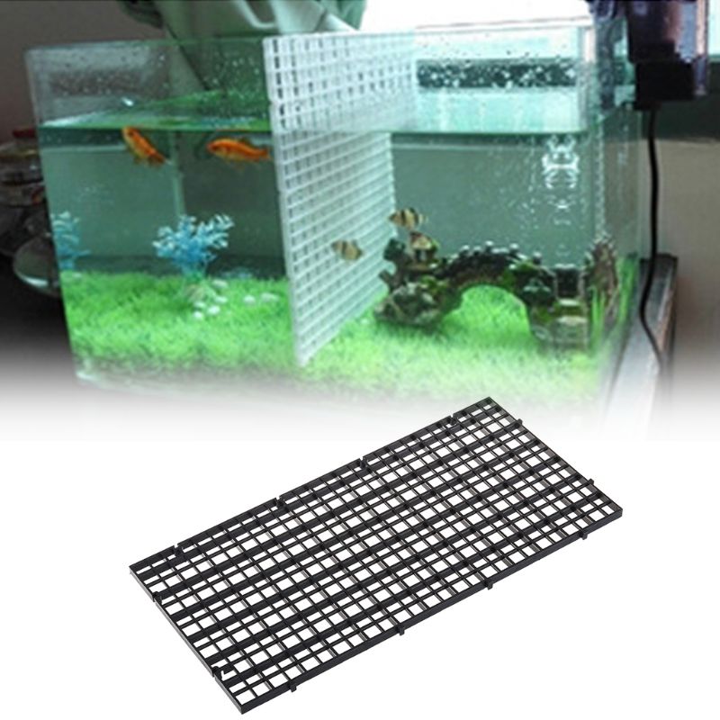 Akvariefisk tank isolering plade skillevæg filter patition bord netto skillevæg