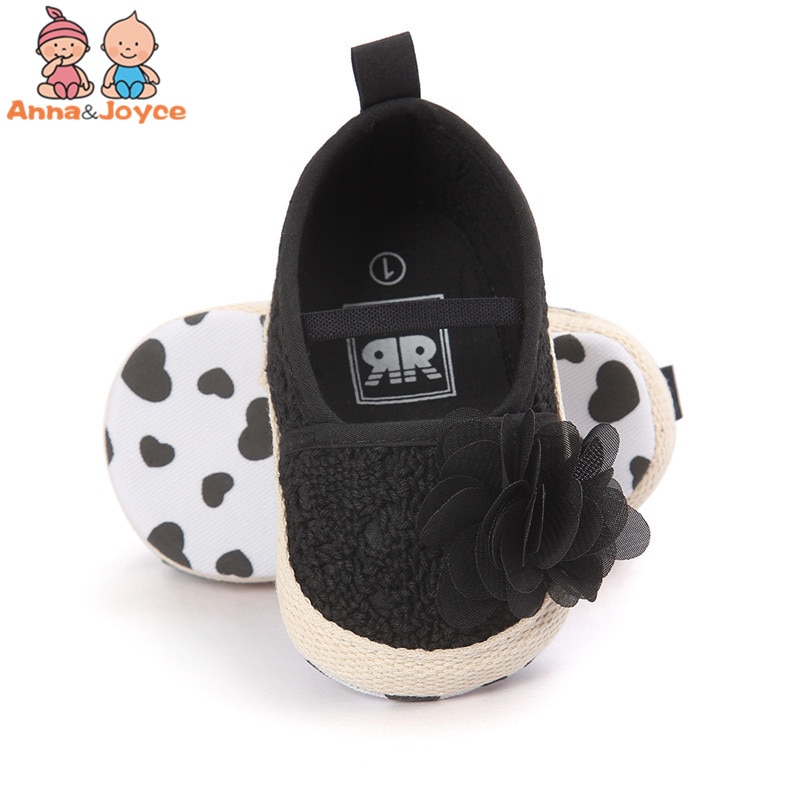 Baby pige sommer hul strik blød sål walking ballet kjole mary jane babe vugge sko