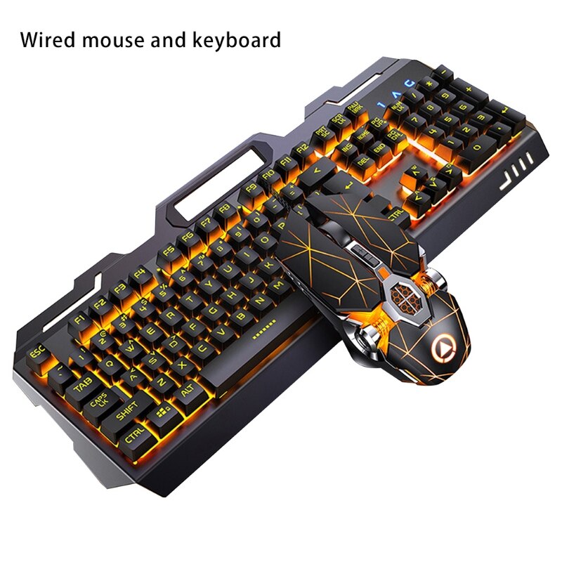 104Keys RGB Aluminum Alloy Gaming Keyboard and RGB Gaming Mouse Set: 6