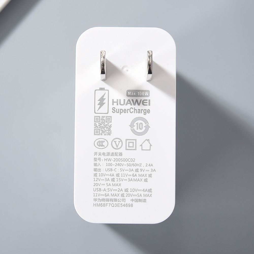 Original Huawei Universal Charger (Max 100W) Super Fast Charger EU/US Plug For Huawei Laptop Pura 70Pro/Pro+/Ultra/Nova 12 Ultra