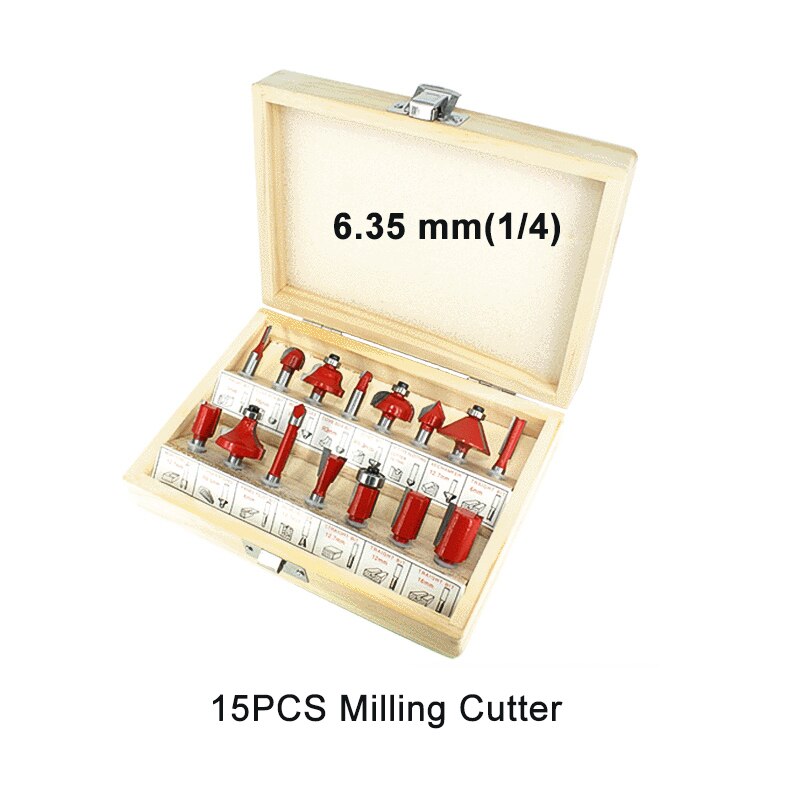 800W 30000RPM Wood Router Machine Woodworking Electric Trimmer 1/4 Inch Wood Carving Milling Cutting Tools Carpenter Power Tools: Milling Cutter