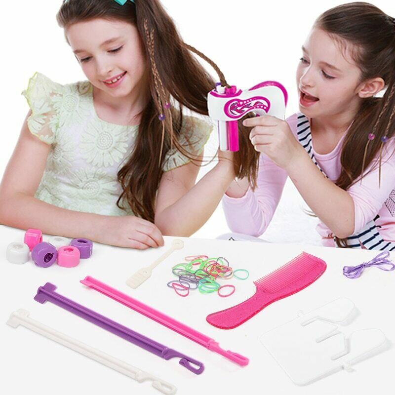 Treccia dei capelli Artefatto Automatico facile Trecce Giochi per Bambini FAI DA TE Elettrico 3 Torsione Treccia Dei Capelli kit M09