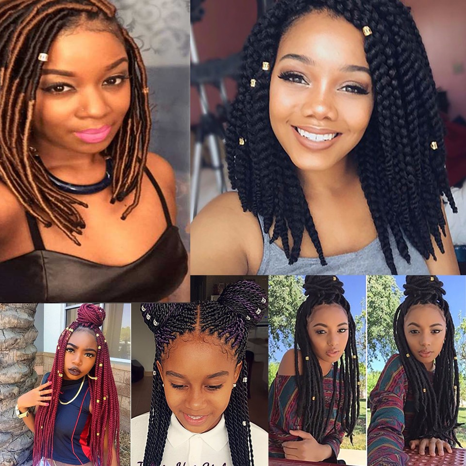 1000pcs/lot Dreadlock Beads Red Gold Silver Mixed Color Hair Bead for Dreadlocks Hair Rings Braiding Hole Micro Ring