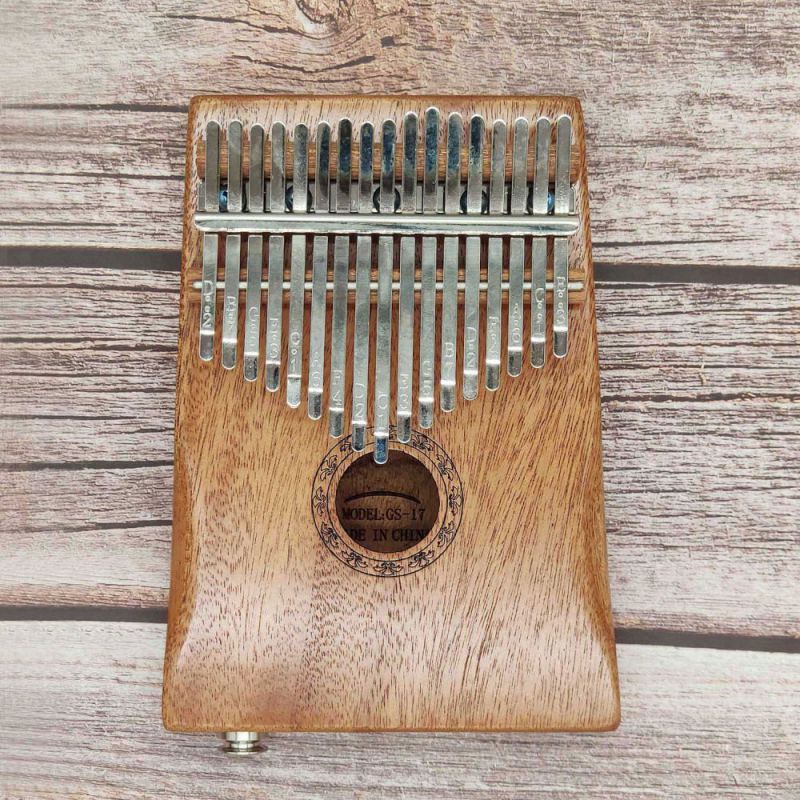 17 Key Kalimba African solid Mahogany Thumb For Beginner Finger Piano 17 keys Solid Wooden Musical Instruments