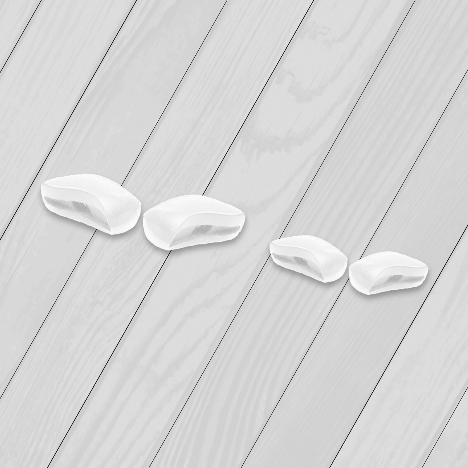 Eos silikonegummi udskiftning næsepuder til oakley commit sq  oo9086 ramme multi-option: Hvid