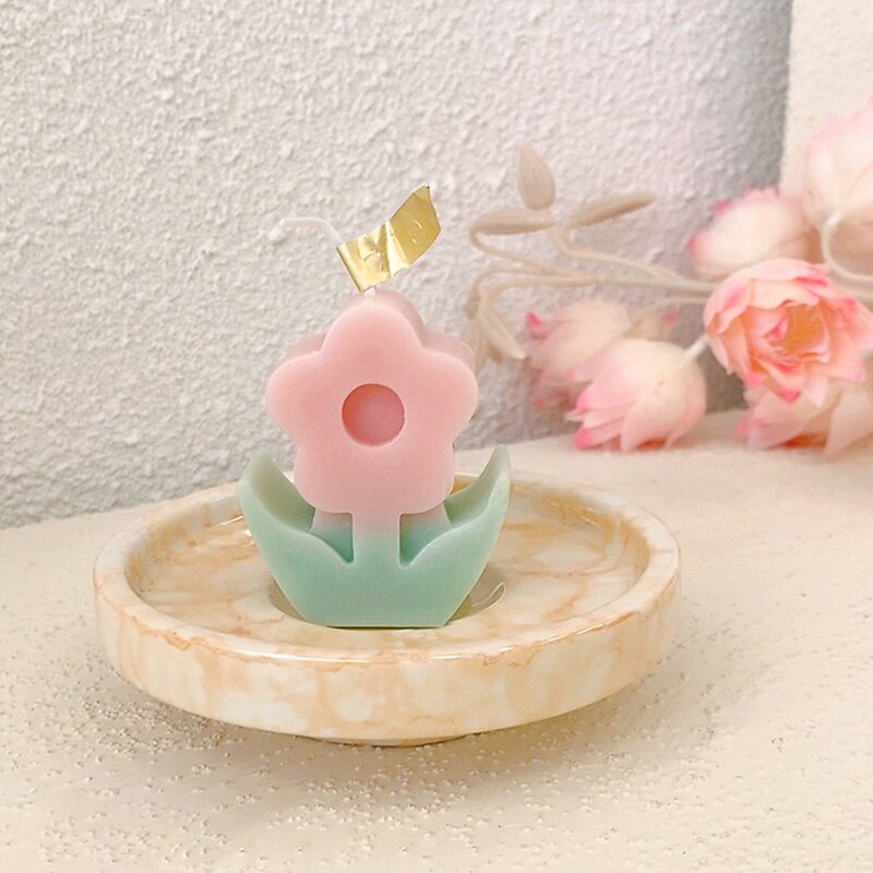Kreative Blumen bilden Duft Kerze Hause Dekoration Foto Stütze Handgemachte Aromatherapie Kerze Diy Geburtstag Schreibtisch Dekor