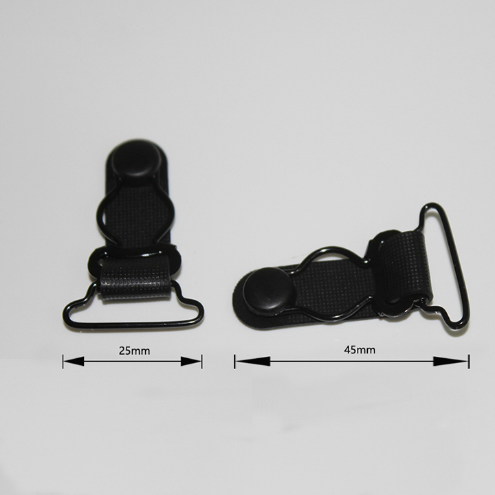 Liguero de pierna para mujer, tirantes altos hasta el muslo, Clips de Metal, arnés de pierna, liguero, accesorios para cinturón, 120 Uds.: black black