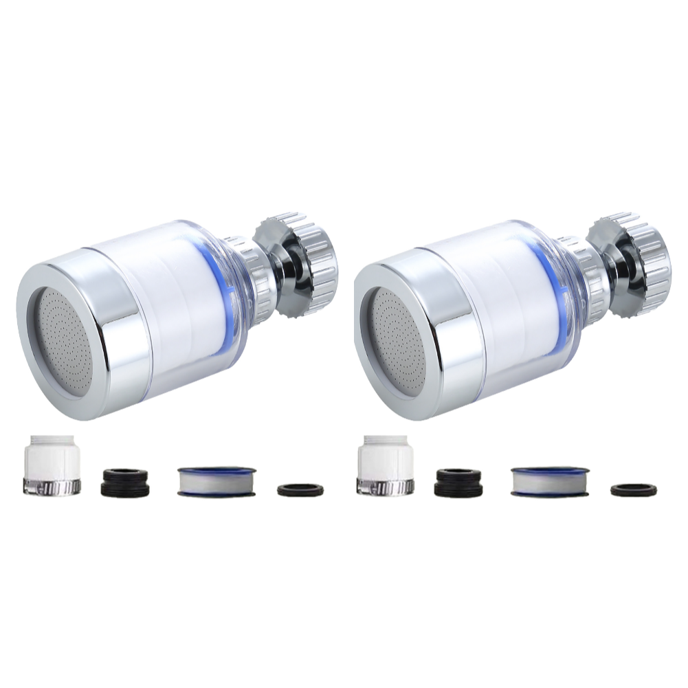 Kraan Waterzuiveraar 360 Graden Draaiende Kraan Filters Bubbler Mount Water Besparing Anti-Splash Voor Huishoudelijke Keuken Badkamer