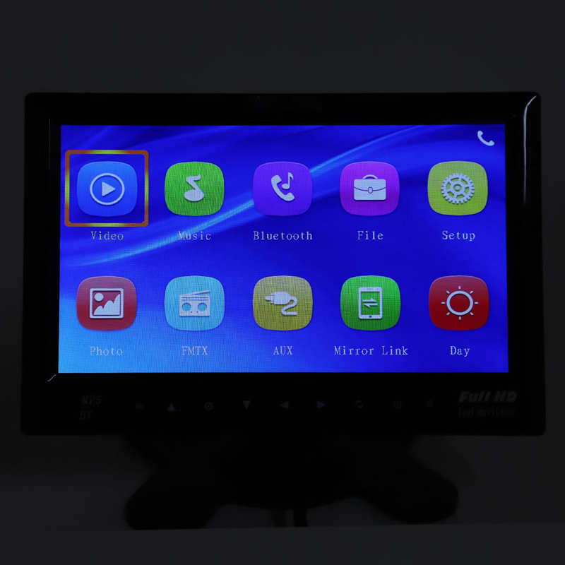 Rear View Monitor Reversing Display 7in TFT for Cars Suvs Trucks RVs Minibuses