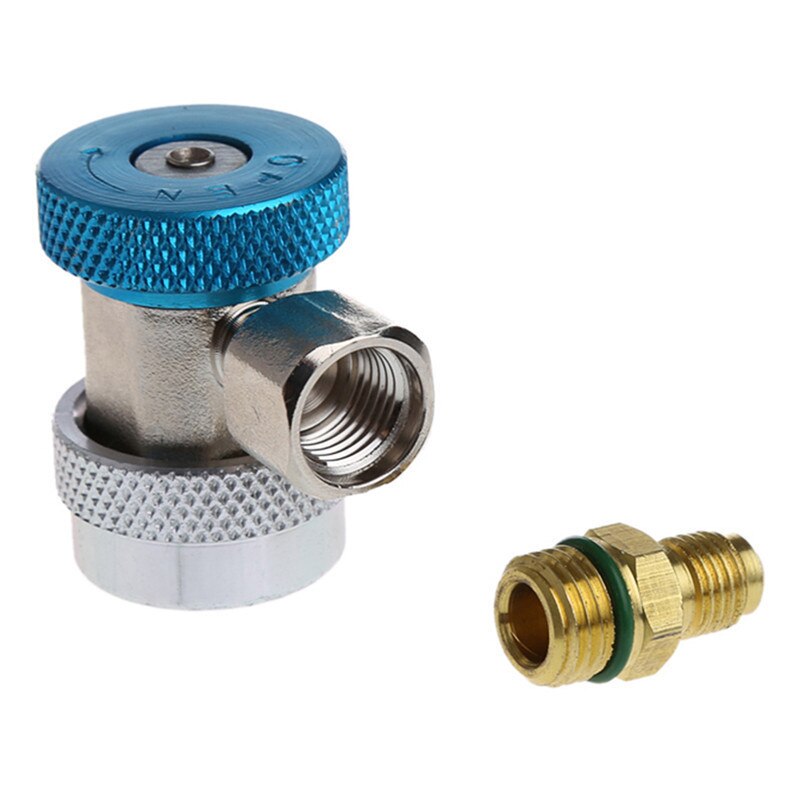 1 st. auto auto freon  r134a h/l snelkoppeling adapters airconditioning koelmiddel instelbare airco meterset