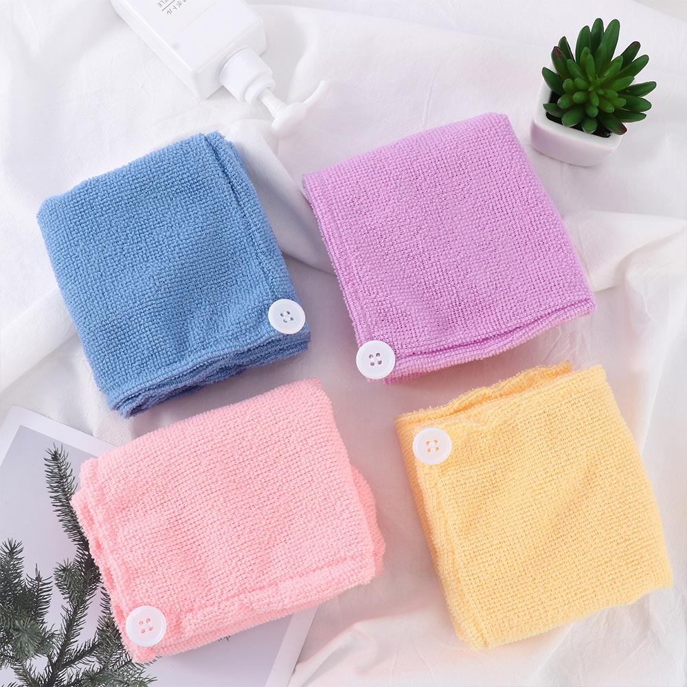 23x56cm microfibre bambou fiber magique séchage Turban enveloppement serviette/chapeau/casquette cheveux sec séchage rapide bain Salon serviettes nécessités à la maison