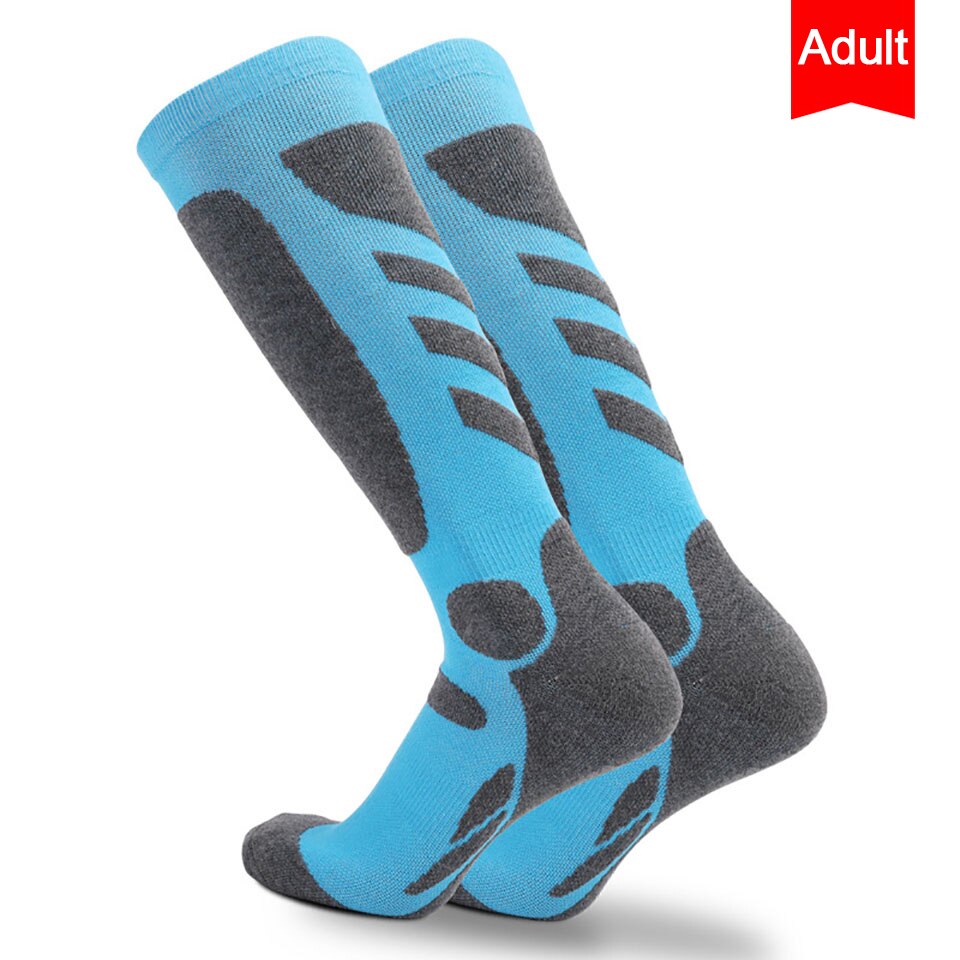 Loogdeel calze da sci invernali a tubo lungo asciugamano addensato fondo assorbimento del sudore calore calze da alpinismo calze sportive all'aperto: 04 / M(35-38)