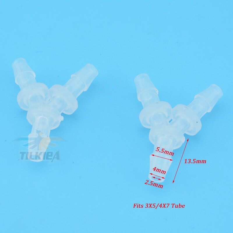 2pcs Rc Boat 3-Way Water cooling Nozzles 4/5mm Water cooling faucet Water Nipples Fuel Nozzles For Rc Boat: 4mm