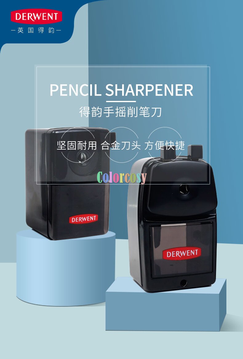 Derwent Super punkt mini ręczna temperówka 2302000; Super punktowa ręczna spiralna temperówka 2302001. Dostaw sztuki