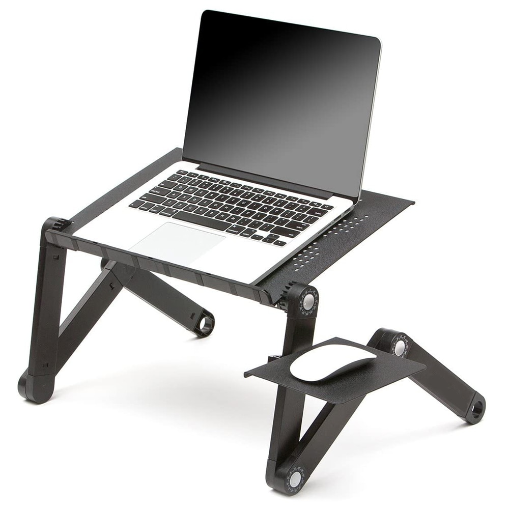Bærbar bærbar skrivebordsstativ ergonomisk lapdesk bakke bærbar holder til macbook pro air hp lapdesk computer