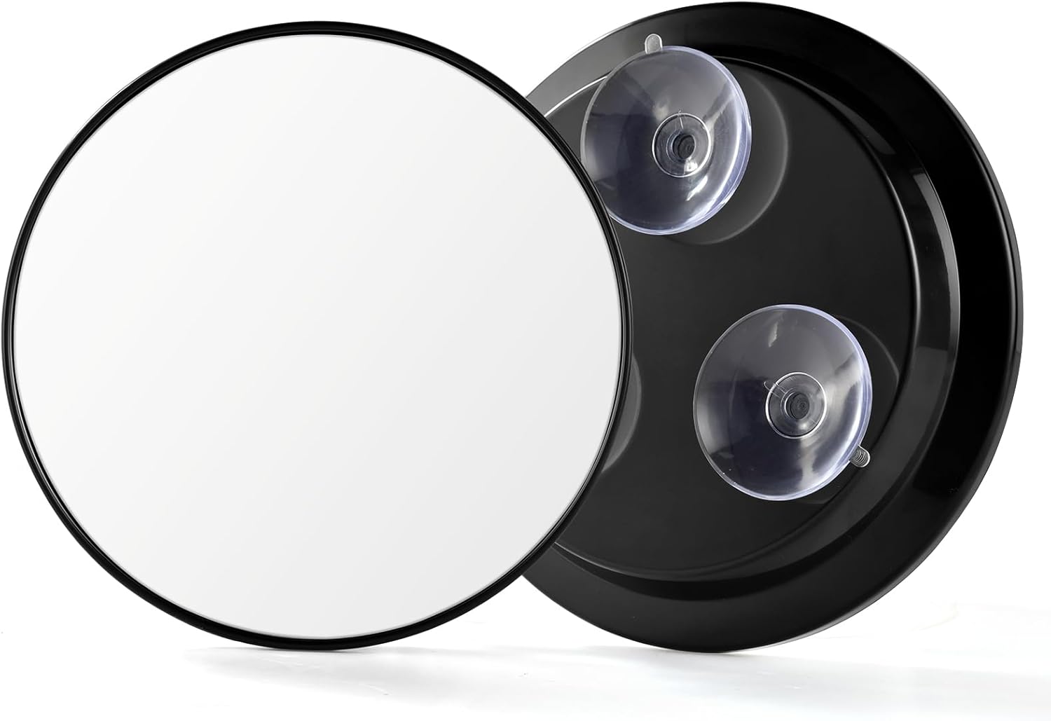 6" 15X Large Glass Magnifying Mirror with Three Suction Cups,Magnifier Travel Set,Perfect for Bathroom,Travel,Makeup,Eyebrow Sha: Bronze