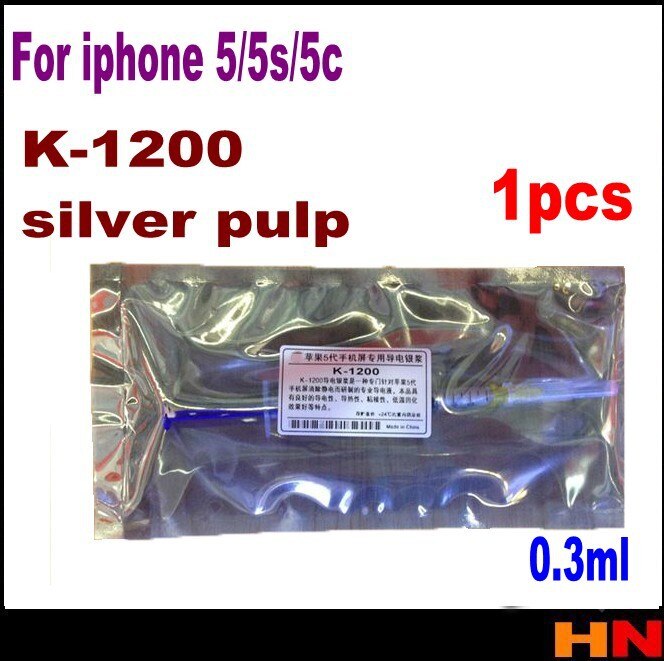 1pcs Conductive adhesive conductive silver pulp for iphone 5 6 generations screen special conductive silver pulp K- 1200