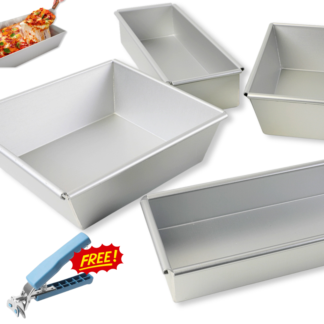 6 ~ 10 inch Detroit Style Pizza Pan Deep Dish Pizza Pan, Pizza Pan, Vierkante Bakpan, Bakvormen Keukengerei, Aluminium