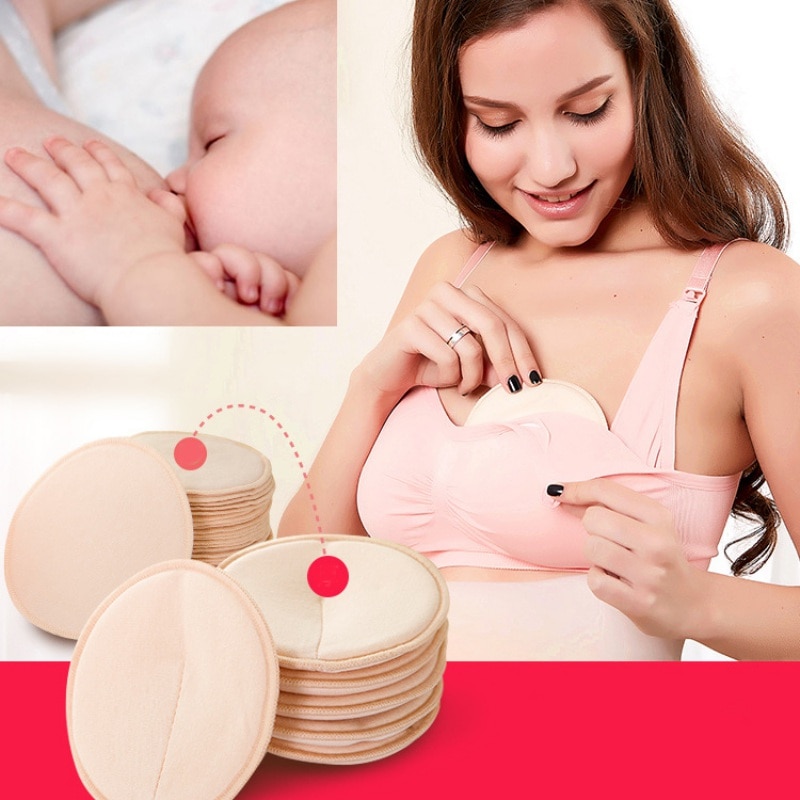 Almofadas de enfermagem Lavável Reutilizável Respirável Absorvente Almofadas de Enfermagem Anti-transbordamento Alimentação Do Bebê Amamentação Pads Hot New Arrival