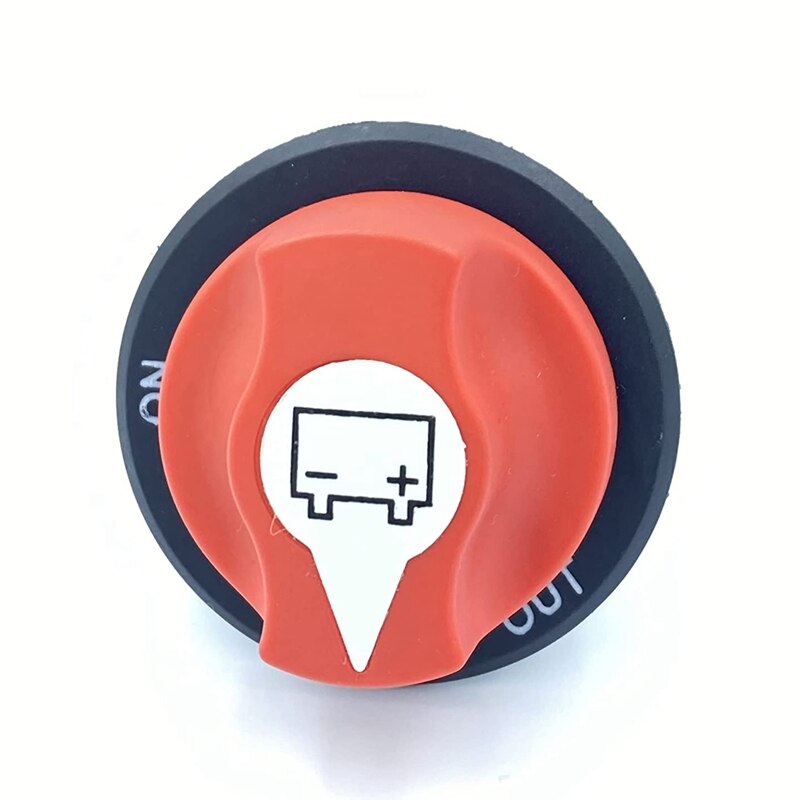Interruptor aislador de batería, interruptor de corte Maestro de desconexión de batería 100A, para barco marino RV ATV UTV, con Cable de alimentación