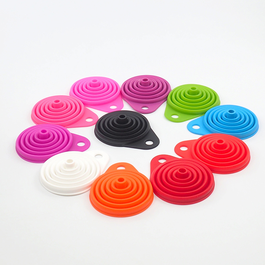 1pc mini silicone hopper Foldable Funnel Hopper Kitchen Cozinha Cooking Tools Accessories plaster shovel hopper Kitchen Gadgets