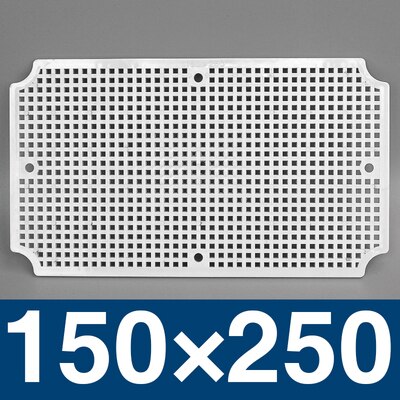 IP67 Waterproof Junction Box Base Plate ABS Honeycomb Mounting Base Plate Outdoor Monitoring Waterproof Box Fixed Base Plate: 250x150