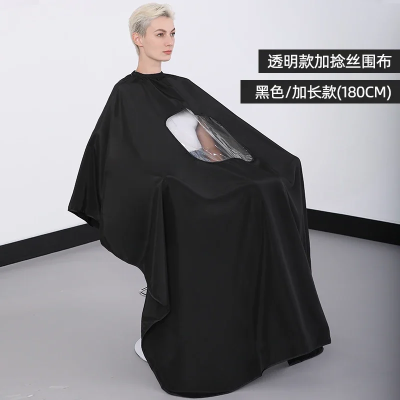 Plus Salon Professionele Kapsel Sjaal Snap Waterdicht Kapper Kappers Schort Kapper Haar Knippen Kleurstof Haar Styling Capes: Deep Blue