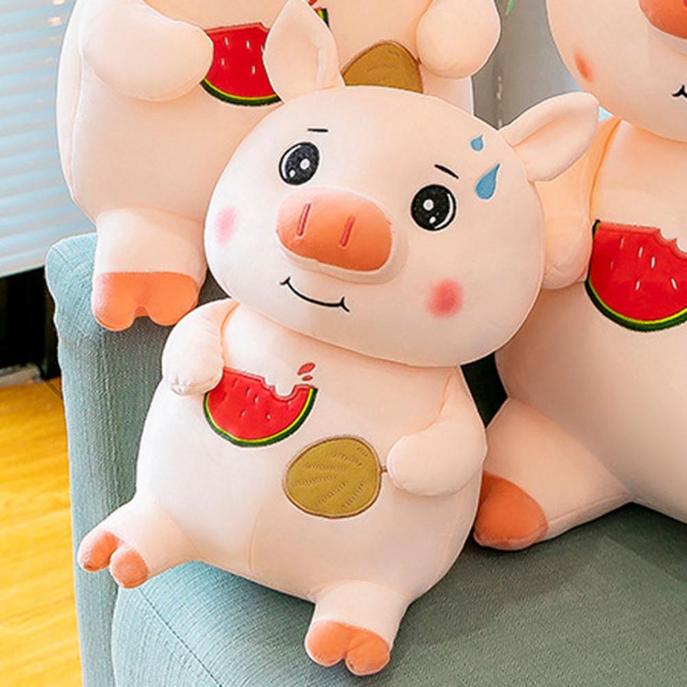 Plush Pig Toy Vivid Expression Stylish Sofa Ornament Cartoon Doll Plush Pillow Ornament
