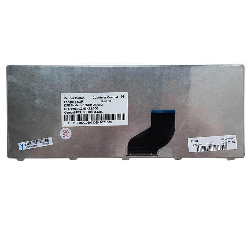 Teclado español para Acer Aspire One D255 D257 AOD257 D260 D270 521 532 532H 533 AO521 AO533 NAV50 Teclado negro SP