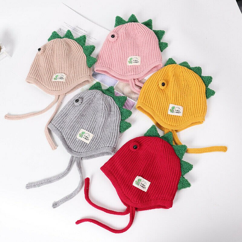 Lovely Winter Baby Toddler Kids Boy Girl Cap Knitted Cute Ear Beanie Warm Hat