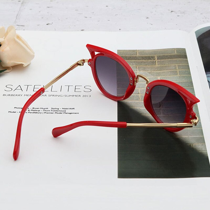 XojoX Cute Kids Sunglasses Boys Girls Cat Eye Sun Glasses Baby Outdoor Safety Goggles Children Eyeglasses UV400