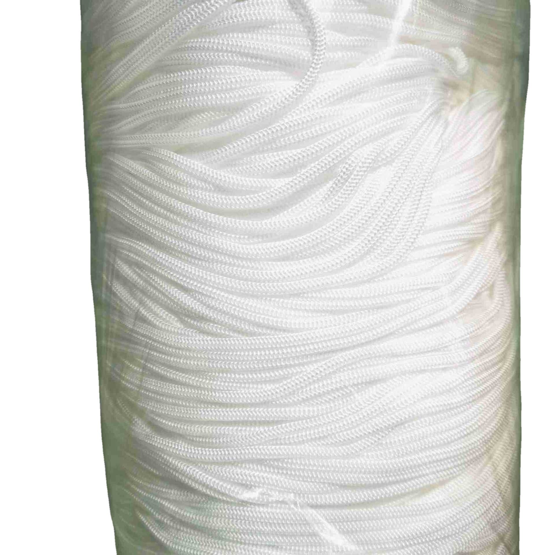 Environmental protection polypropylene rope black-and-white PP yarn braided binding rope packing Rope Nylon basketball net