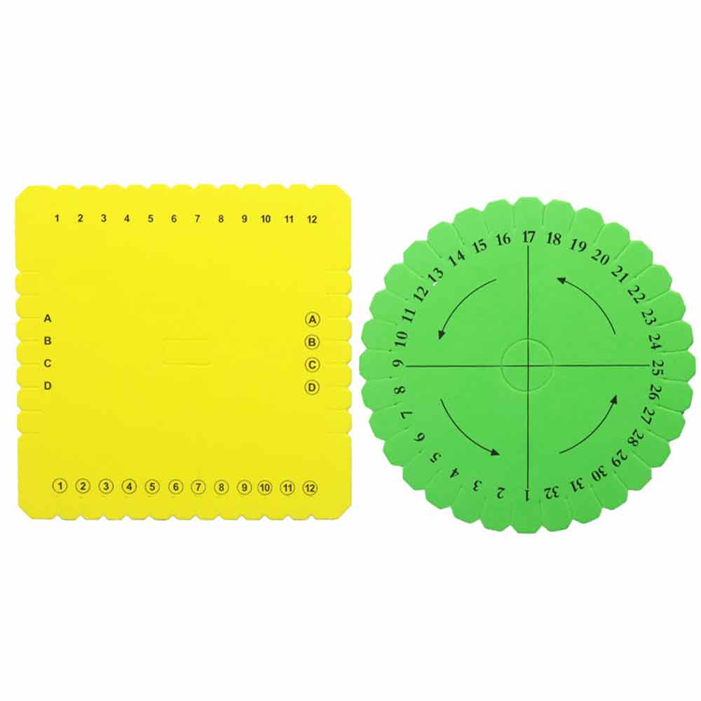Armband stickning kumihimo skiva skivbricka flätat rep knut rund fyrkantig handgjorda pysselstickverktyg: L1 l2