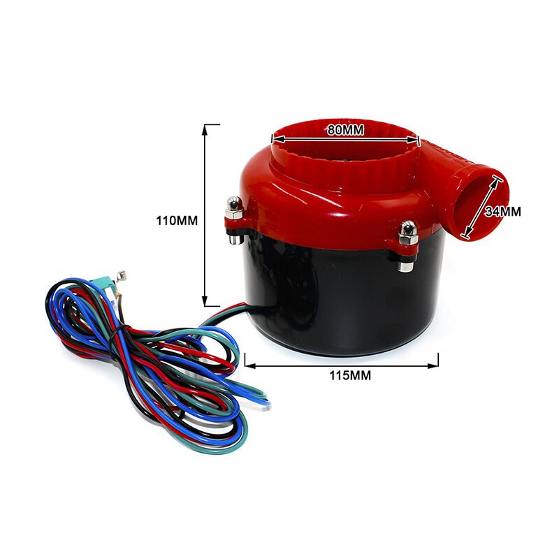 Automotive Naturally Aspirated Electronic Turbine Pressure Relief Valve Simulator Turbine Sound Simulation Turbocharger