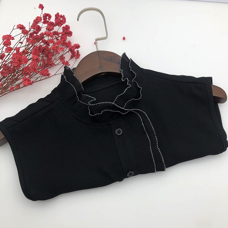 Dames Shirt Valse Kragen Nep Kraag Stand Blouse Top Vrouwen Kleding Accessoires 2022 Half-Shirt Afneembare Shirt Nep Kraagie