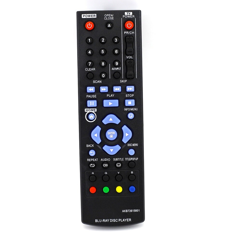 remote control Suitable for lg Blu-ray DVD player controller AKB73615801 BD660 BD560 BD550 BD670 BD570 620