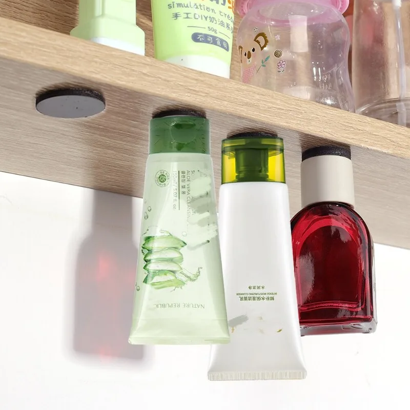 50/100PCS Self Adhesive Magnetic Dia 20mm Thickness 2mm Round Rubber Flexible Small Sticky Magnets Disc for Crafts and Fridge