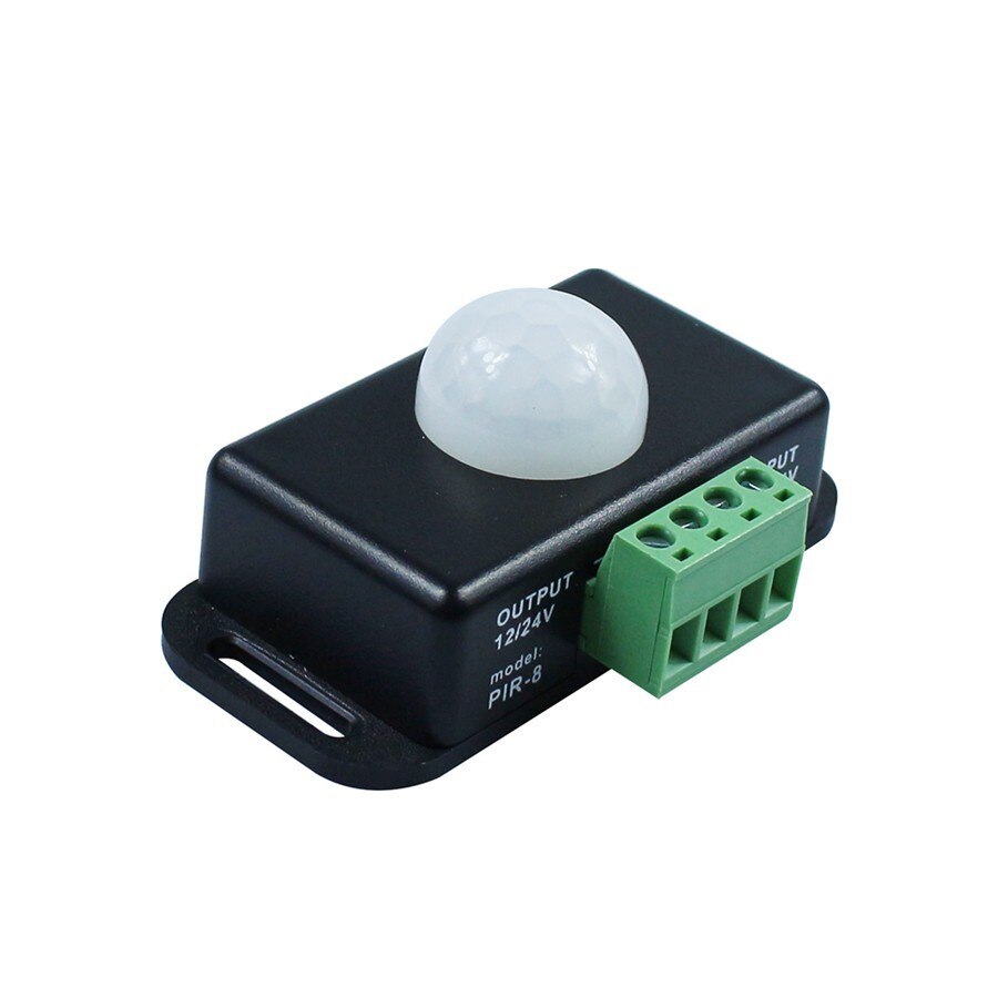 PIR-8 Menselijk Lichaam Sensor Schakelaar DC12V-24V Dimmen Led Controller, Badkamer Muur Led Verlichting Sensor Dimmer