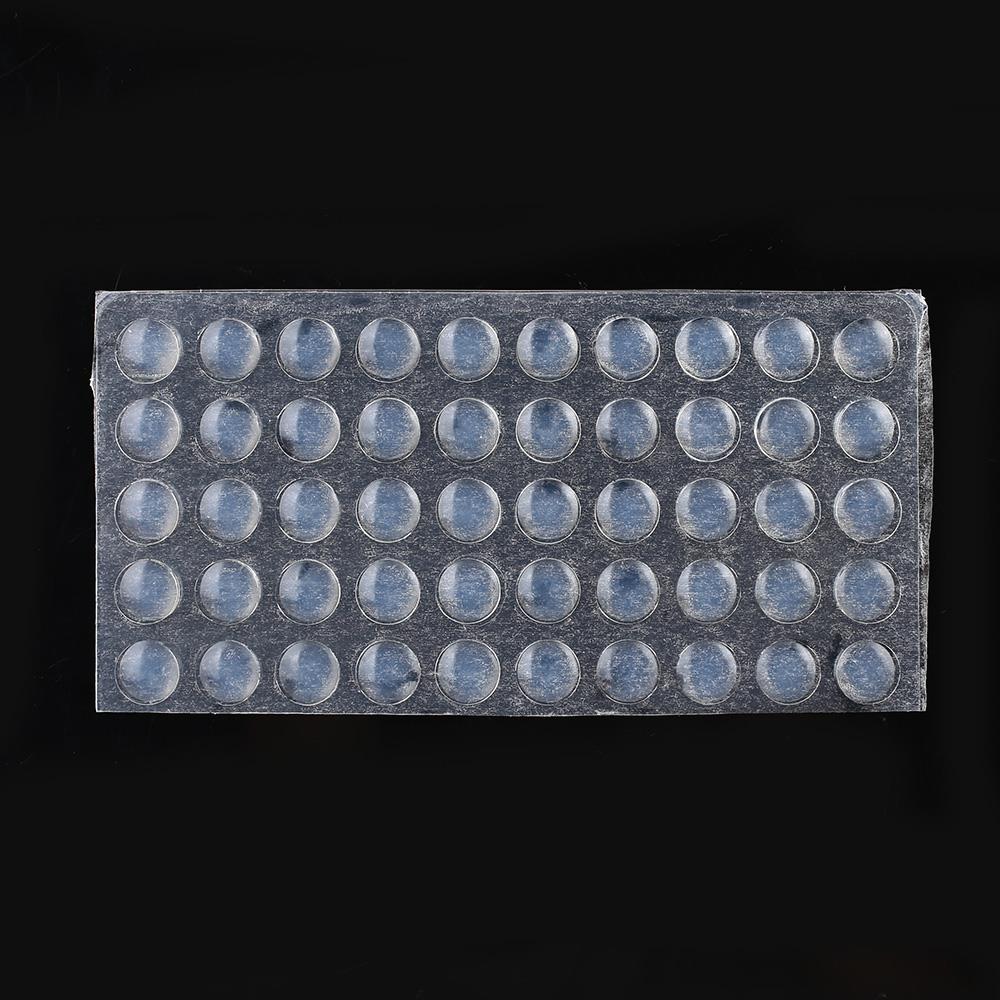 Rubber Feet Pads Silicone Feet Pads Rubber Bumper Damper Durable Convenient Multi-Function Hemispherical Shape 10mm 50pcs